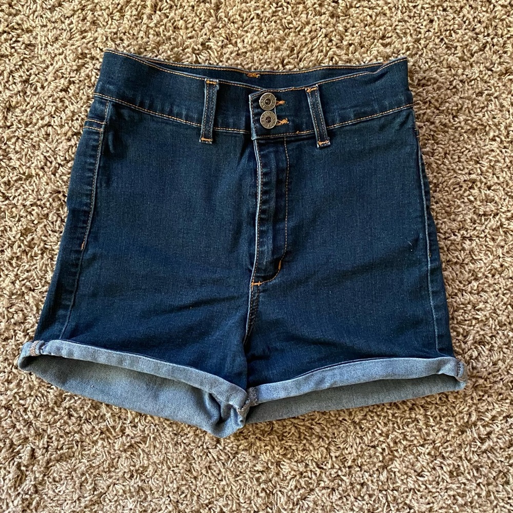 High waisted shorts